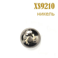Украшения металлические клеевые 9210-XS никель (100 шт)
