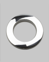 Люверсы шторные трехзамковые пластик 35 мм "СМ" 1 серебро (хром глянец) (100 шт)