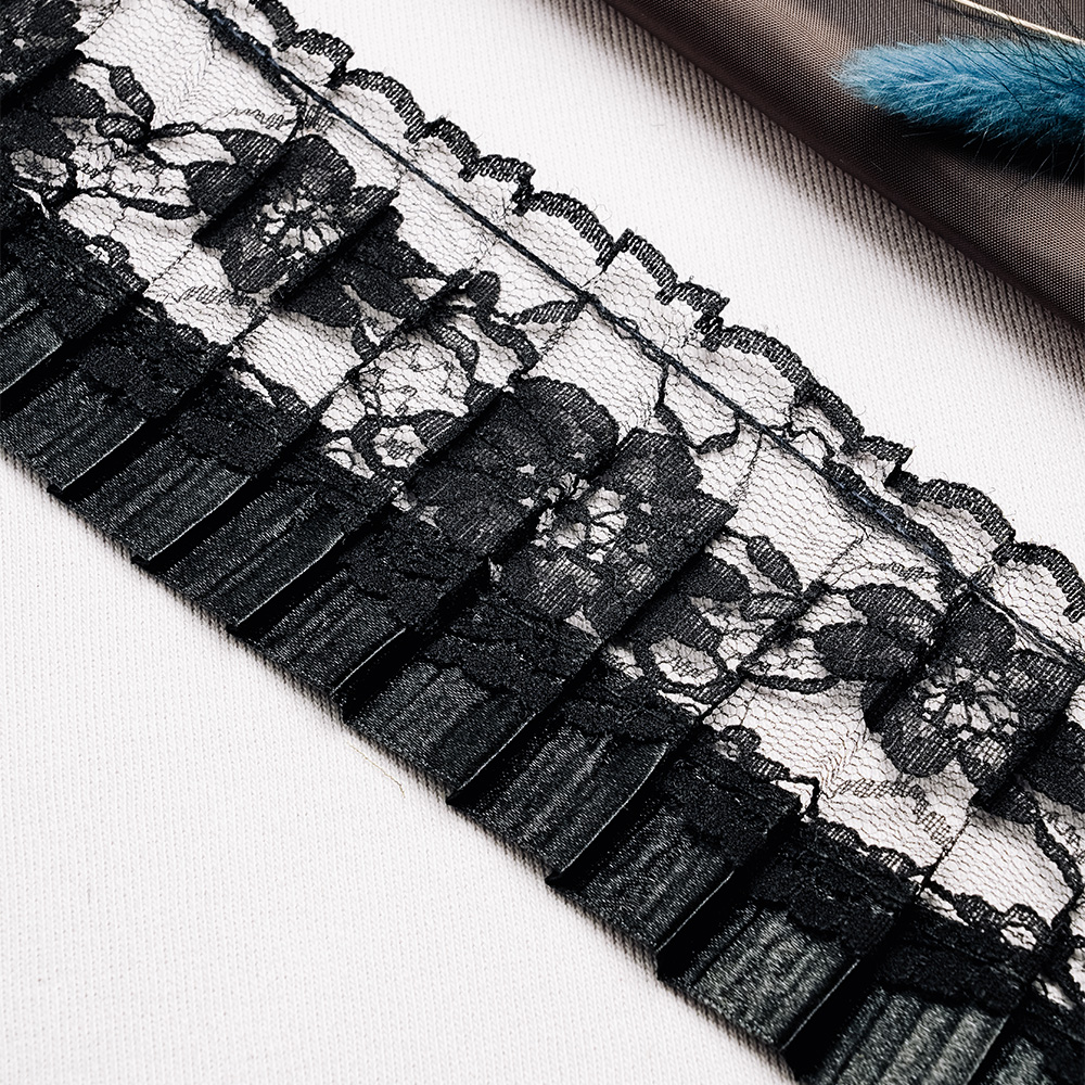 Тесьма-оборка 234-1HT черный (22,86 м)