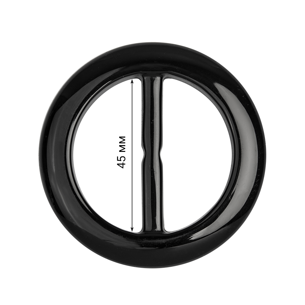 Пряжка из смолы 244B-2 (1) черный (20 шт)