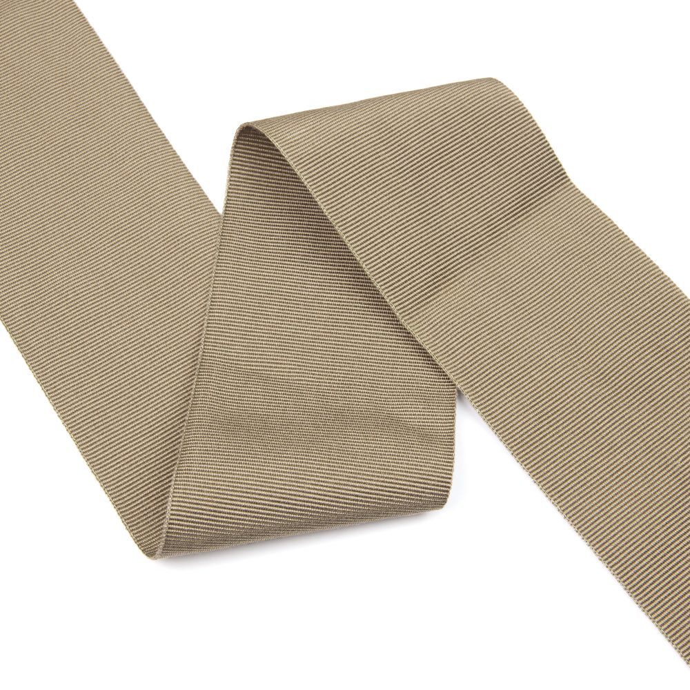 Репсовая лента XB05 (7см) - 05 темно-бежевый Mirtex (25 м) (усадка ±3-4%)