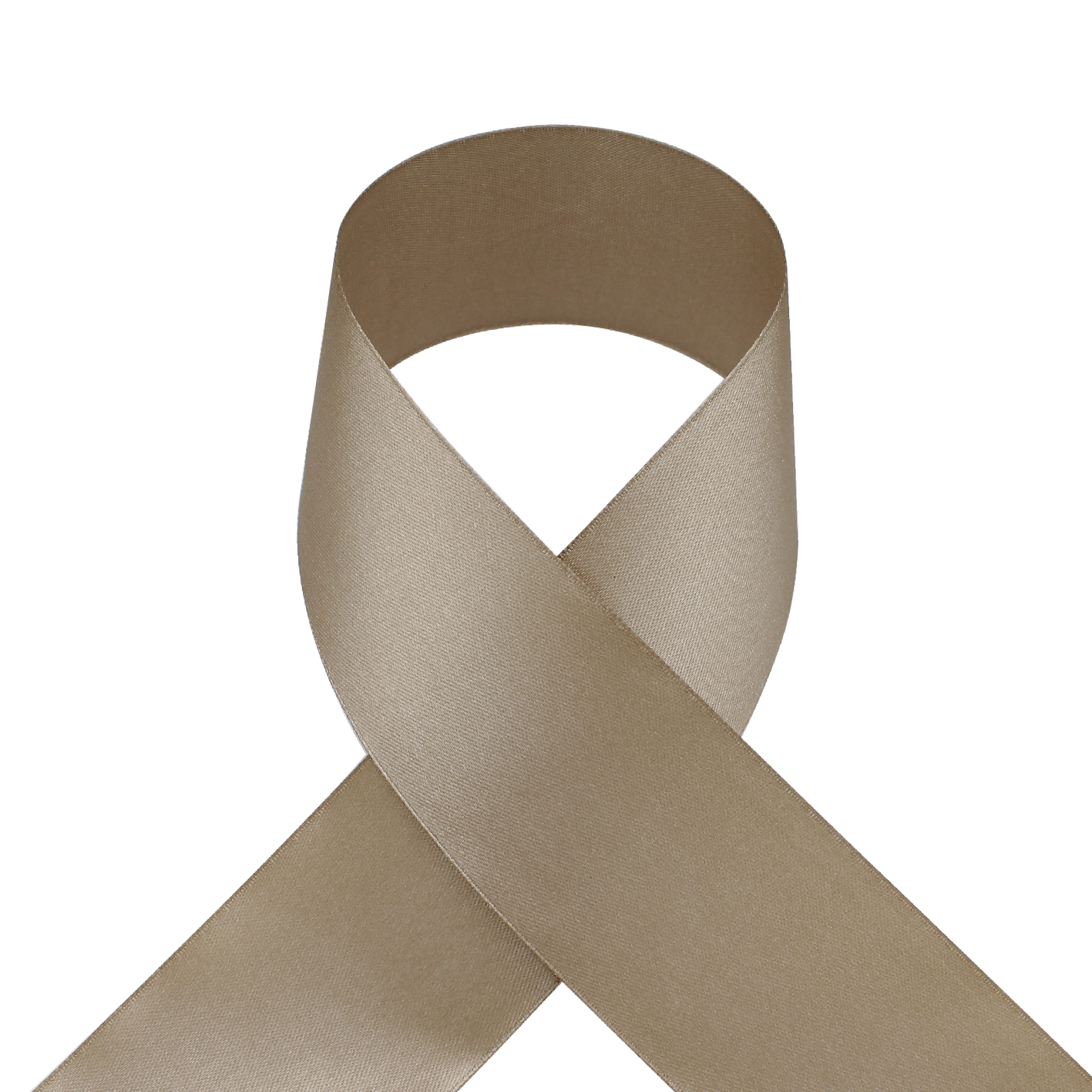 Лента атласная 50 мм 1046UN бежевый (33 м)