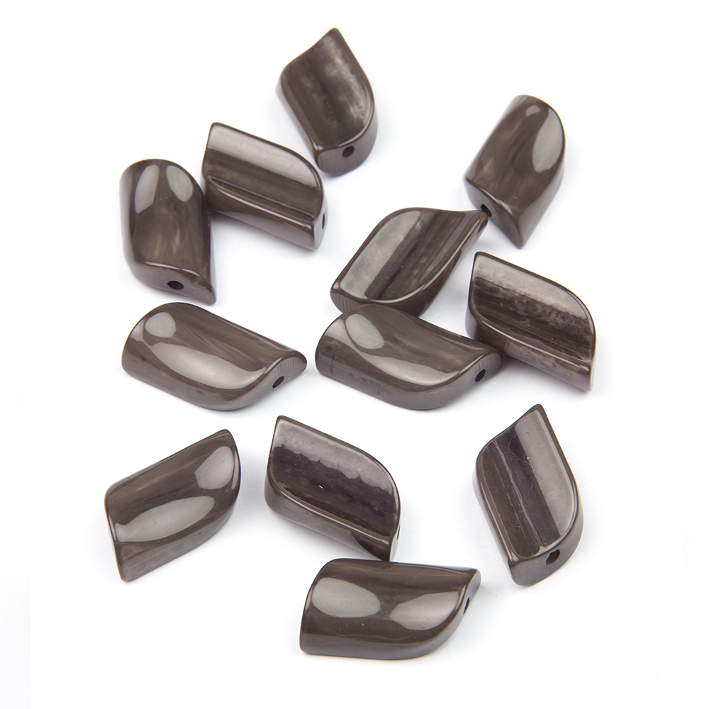 Бусины 999-12 темно-серый (25 шт)