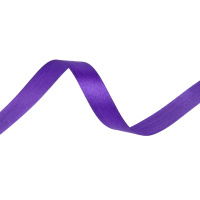 Лента атласная 12 мм. ярко-фиолетовая (purple) 12 мм (33 м)