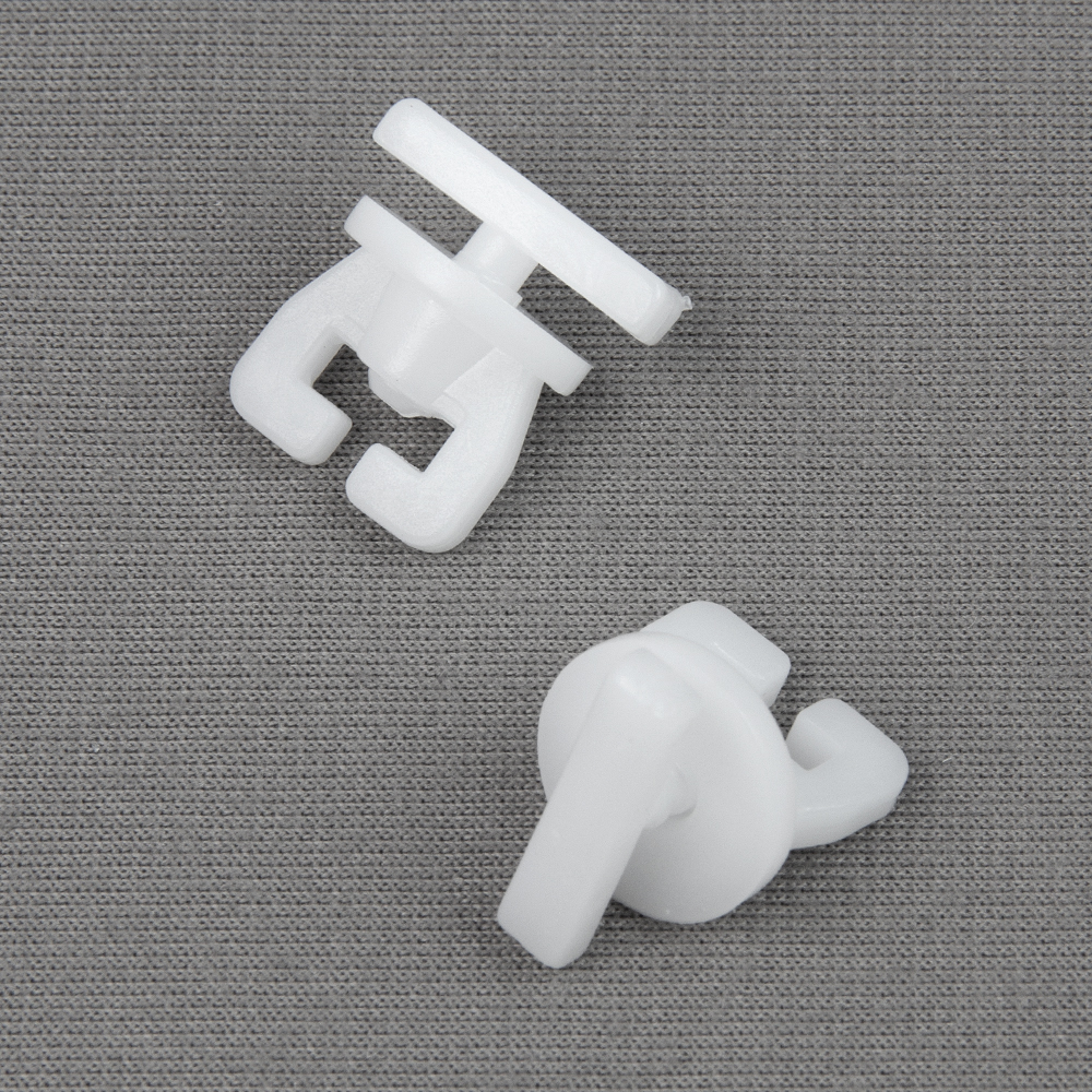 Фиксатор (блокада винтовая) для шины, белый пластиковый (100 шт)