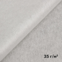 Флизелин клеевой 6035PN/W90 DextraTex  (35 г/кв.м) белый 90 см/100 м