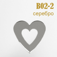 Декоративное клеевое украшение из металла