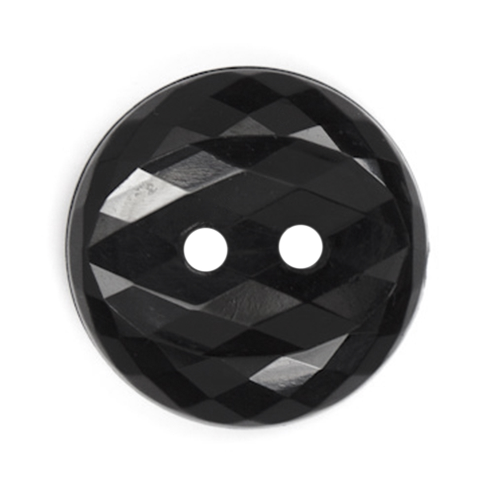 Пуговица пластиковая K1048-34L черный (500 шт)