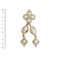 Украшение колье пластик 68-2 рус.золото (25 шт.)