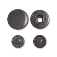 Кнопки "Альфа" нержавеющие A633 темный никель 12 мм (500 шт)
