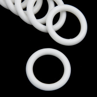 Кольцо пластиковое для карнизов диаметром 28-30 мм, (Белый) D52/36 мм (10 шт)