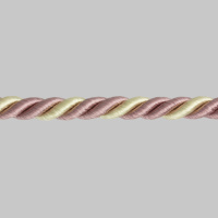 Шнур шторный SM-D7-001 /4 пыльно-розовый/светло-бежевый (25 м)