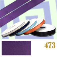 Лента атласная двухсторонняя 473 фиолетовый 19 мм (6/8") (100 ярд)