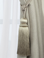 Кисть подхват для штор 1237F-5 Mirtex Premium серо-бежевый (LIGHT GREY)