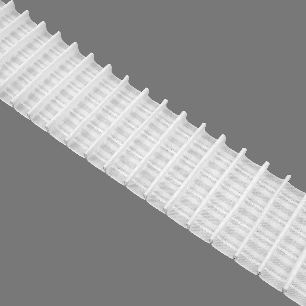 Шторная лента многокарманная 3301(1:2) MirTenda Premium тканая 9 см/50 м (7 карманов)