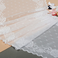 Кружево эластичное 103.8022 белый, 200 мм/10 м