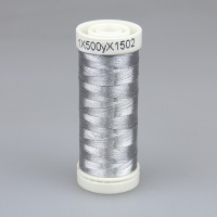 Нить металлизированные L1502 серебро (10 шт) (457 м)