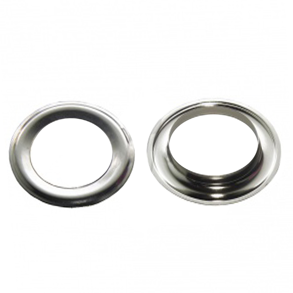 Люверсы стальные JY40 40 мм никель (100 шт)