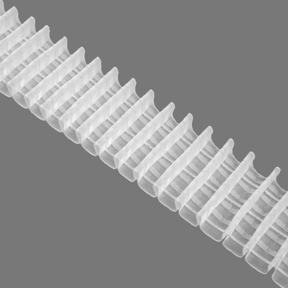 Шторная лента многокарманка 3951MP (1:3) Oz-is Premium прозрачная 8 см/50м (5 карман., корд-3 лески)