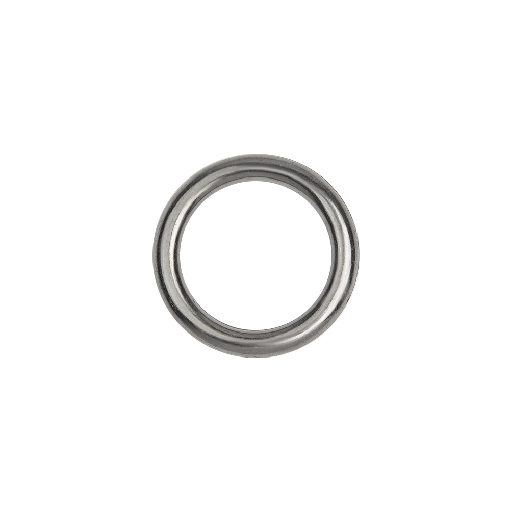 Кольцо пластиковое круглое 3924 20/28 мм темный никель (20 шт)