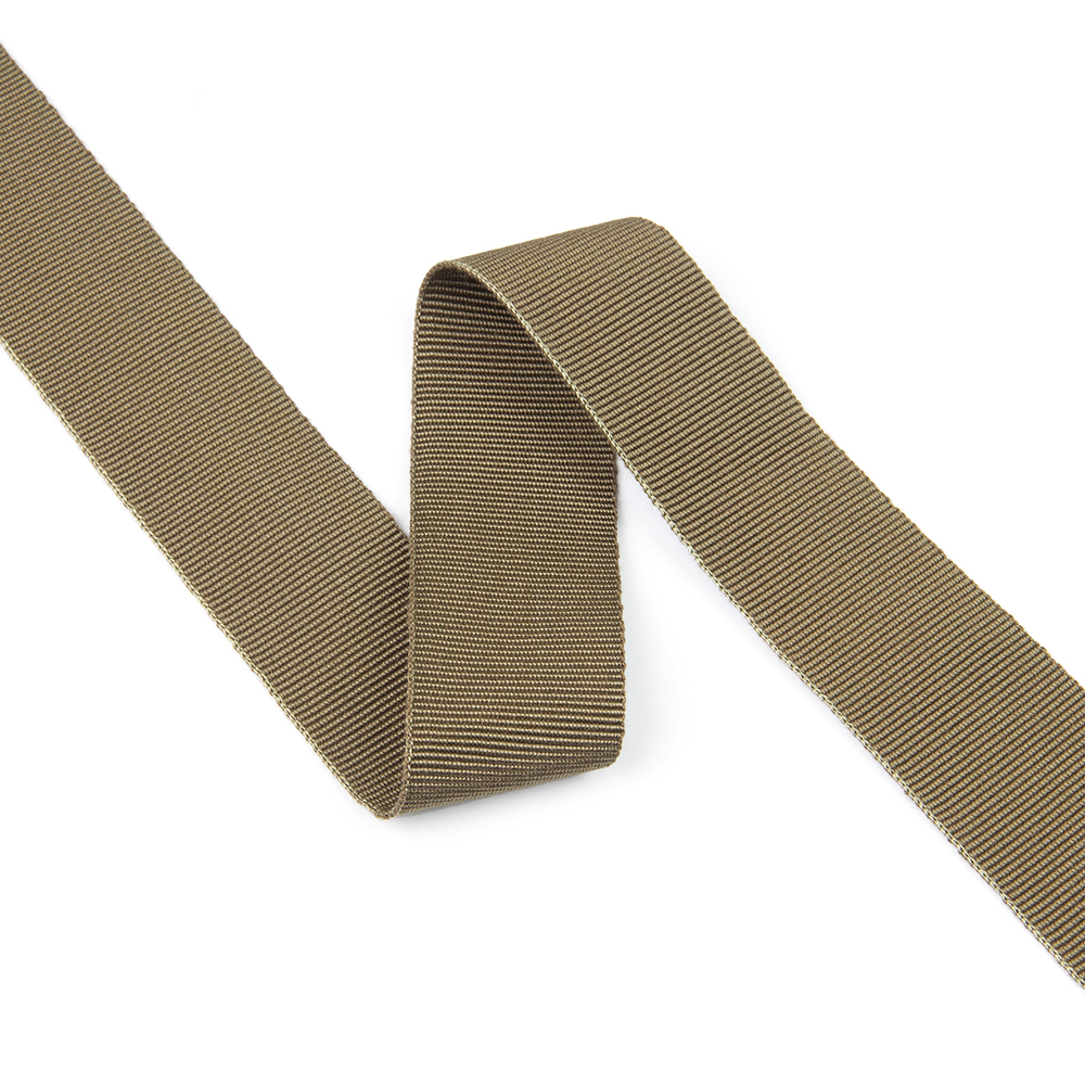 Репсовая лента XB03 (3 см) - 57 темно-бежевый Mirtex (25 м) (усадка ± 3-4%)