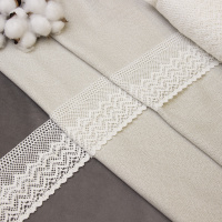 Кружево вязаное 5347 белый 80%ХЛ, 20%ПЭ (шир. 88 мм, 91,44 м/22,86 м)