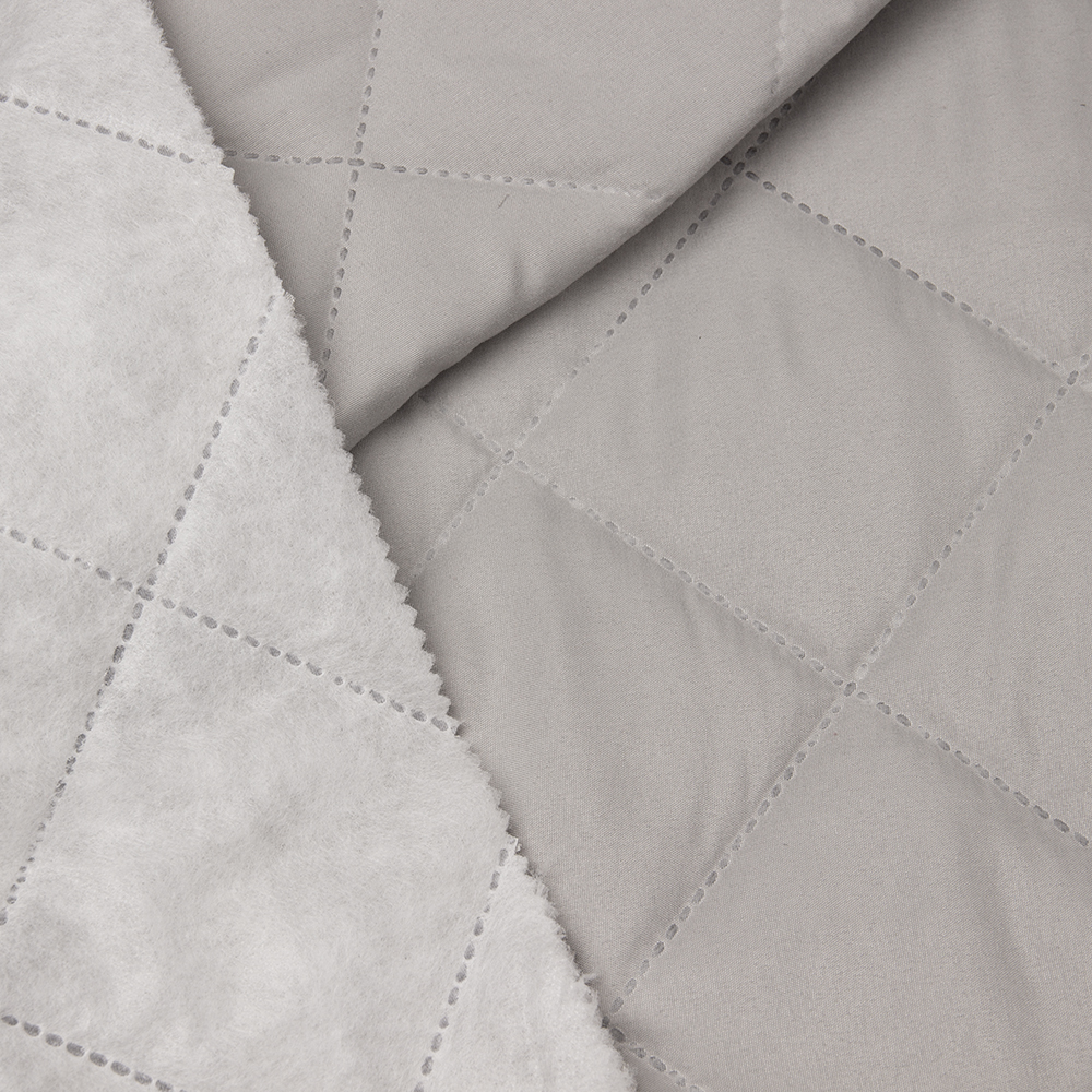 Термостежка из микрофибры MirTex "РОМБ 9х9" (синтепон 100г, ткань 75г) 601-серый Paloma 220 см/±25 м