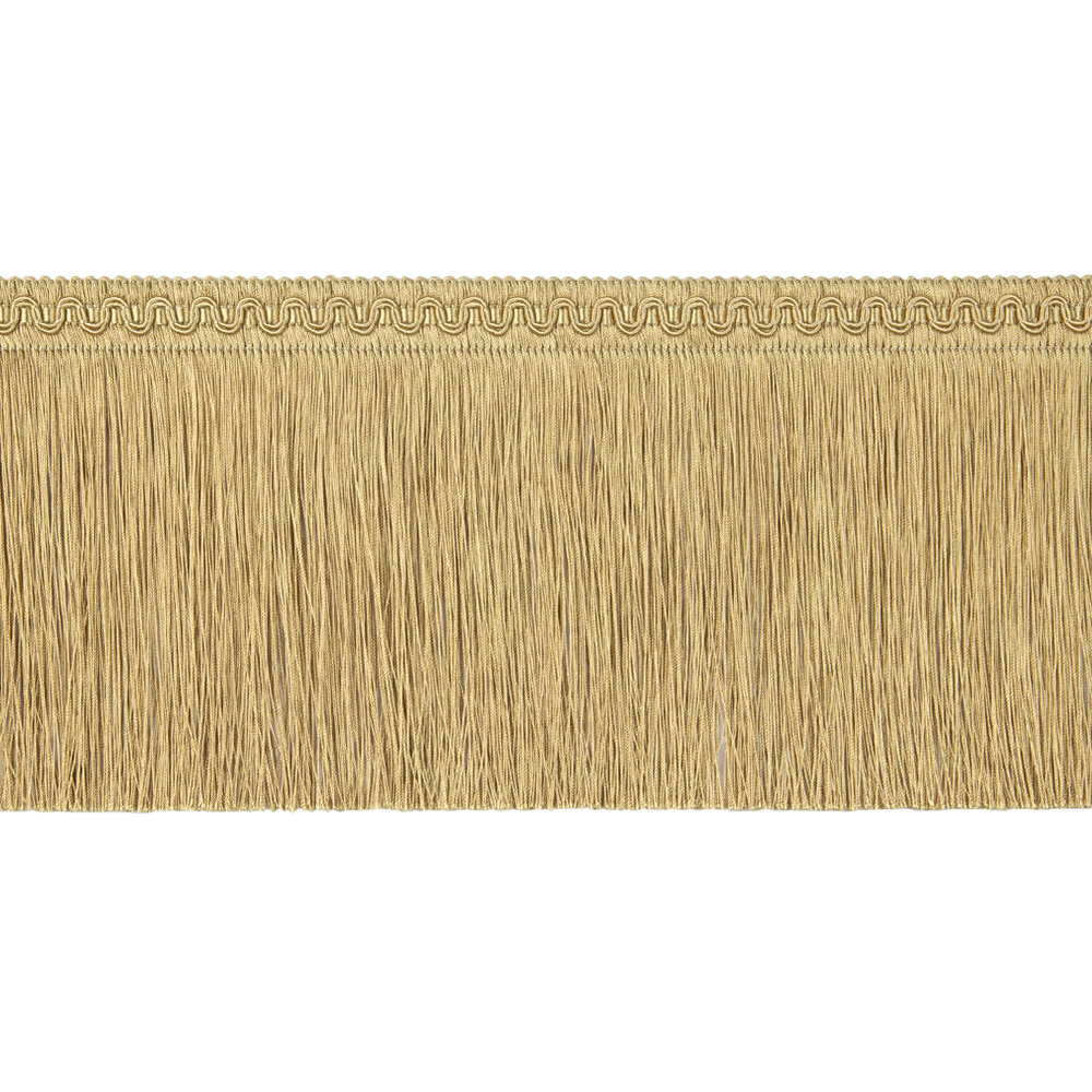 Бахрома - кисея SC-7 Mirtex темное золото "Royyana" (15 см/25 м)