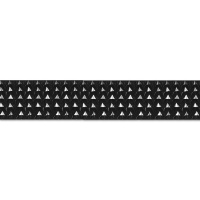 Тесьма эластичная отделочная HT09-87C черный 5 рядов (25 ярд)