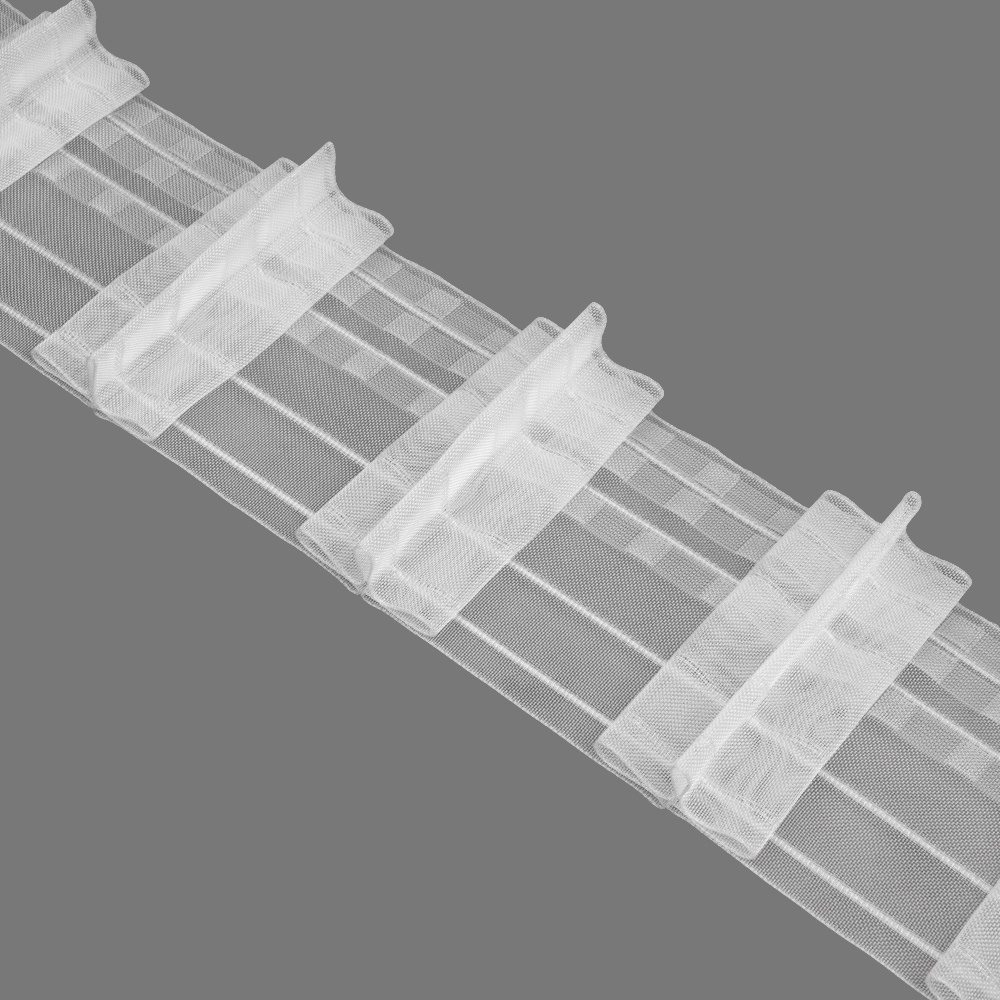 Шторная лента 4433MP (1:2,5) Oz-is Premium прозрачная 10 см/50 м (3 кармана, корд-4 лески)