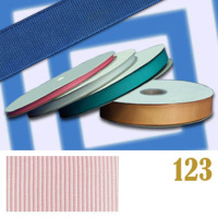 Лента репсовая 123 розовый 22 мм (7/8") (100 ярд)