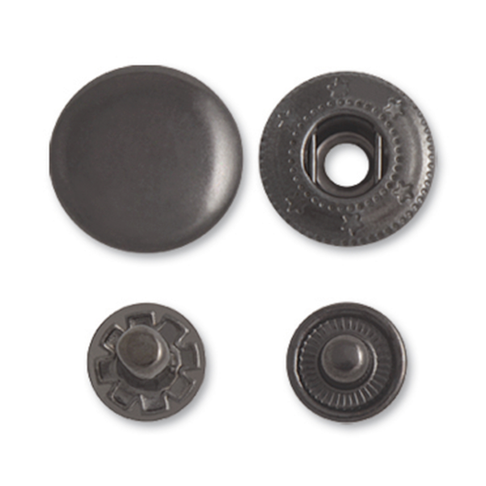 Кнопки "Альфа" нержавеющие A831 темный никель 15 мм (500 шт)
