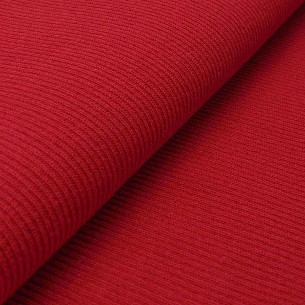 Кашкорсе пенье 420г/м2 (95%хлопок, 5%лайкра) шир. 60+60 см бордовый 30 пачка