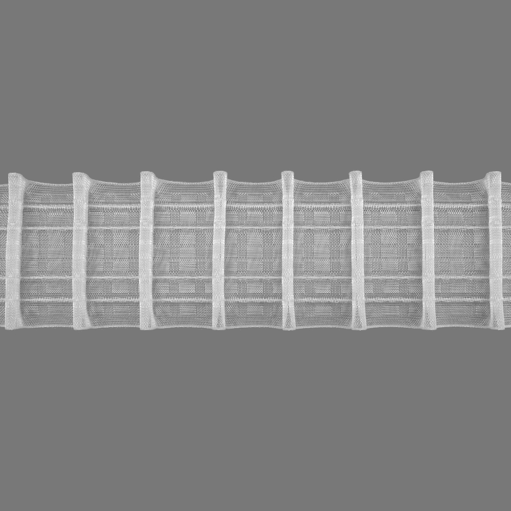 Шторная лента многокарманная 80MP/Soft (1:2) Oz-is Premium прозрачная 8 см/50 м