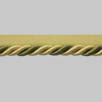 Кант шторный SM-D7-002 (SMD7002)/7 золото/зеленый (100 м)