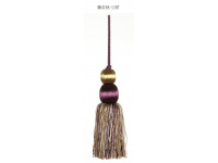 Кисть декоративная MK418A-1107 фиолетовый, общая длина 20,5 см, кисть 13 см