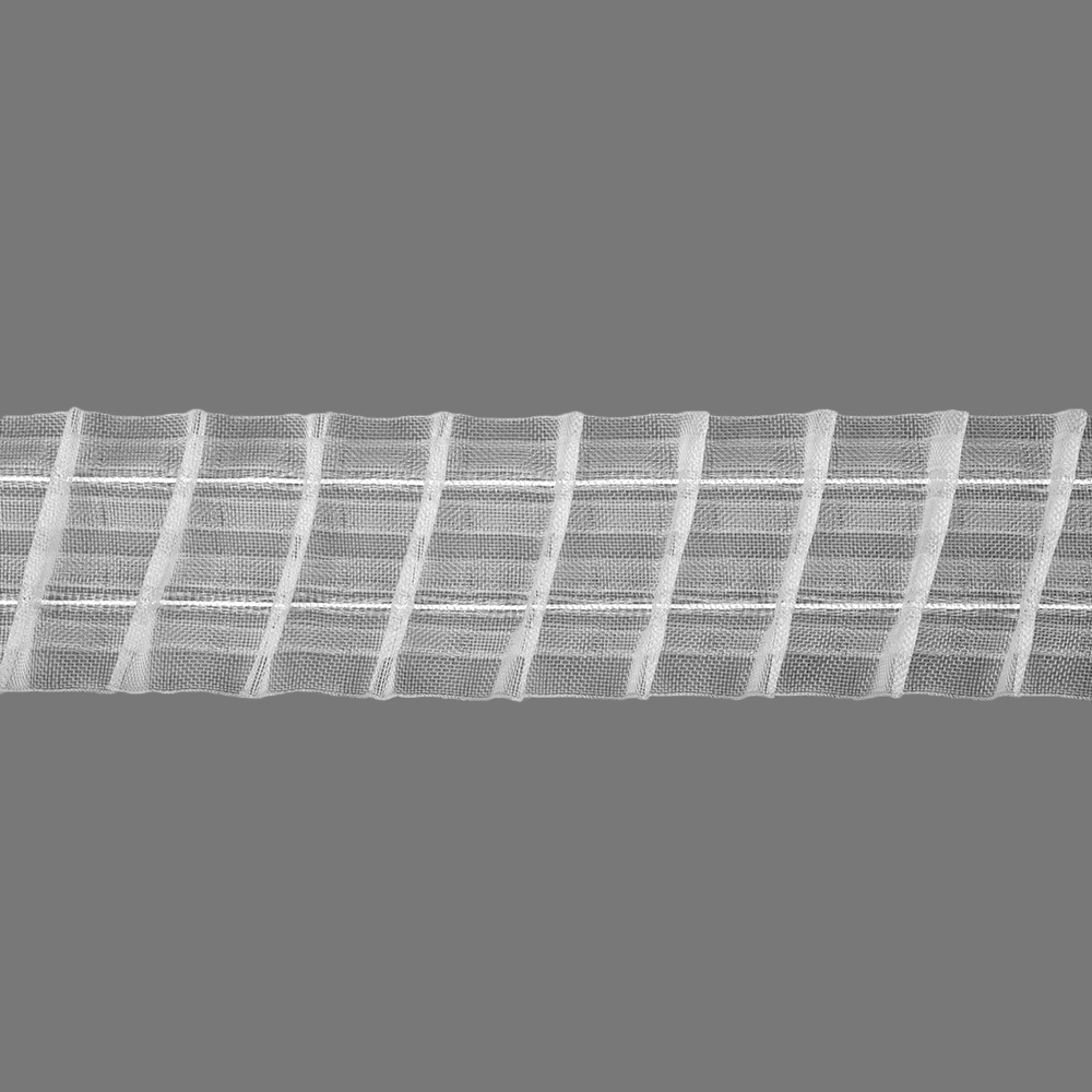 Шторная лента правая диагональ 4400MP (1:2) Oz-is Premium прозрачная 5 см/50 м (4 кармана, 2 лески)
