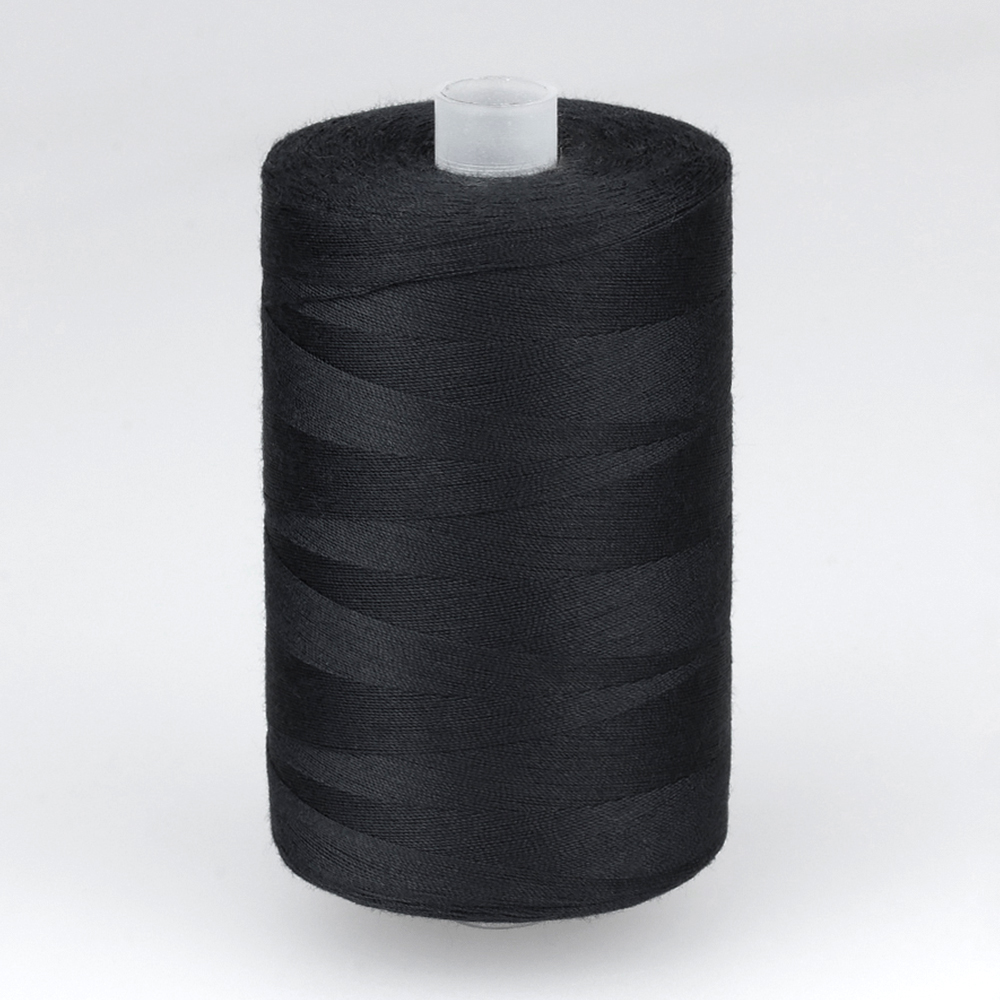 Нитки армированные Черный 35ЛЛ 2500 м (10 шт)