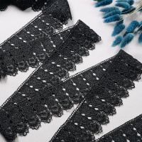 Тесьма вязаная F108 черный (13,26 м)