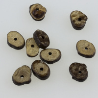 Пуговицы из кокоса 4-А 2 пр. коричневый капелька L