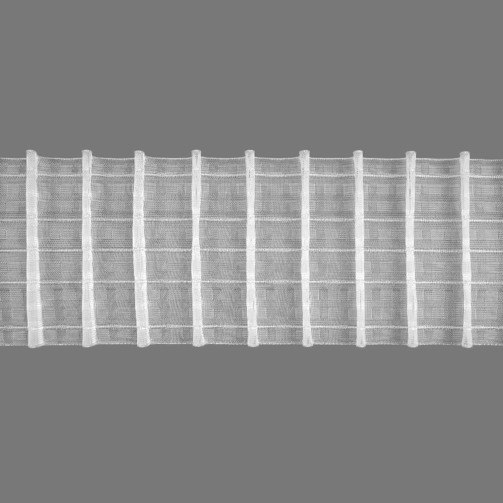 Шторная лента 4457MP/soft (1:2) Oz-is Premium прозрачная 11,8 см/50 м (8 карманов, корд- 5 лески)