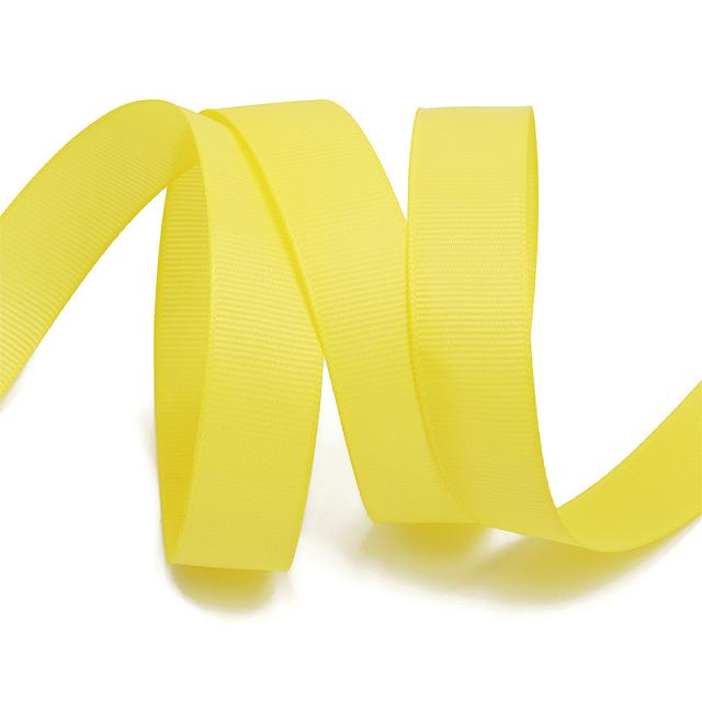 Лента репсовая 20 мм №640 желтый (27,42 м)