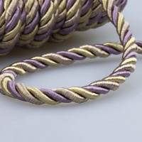 Шнур шторный SH1221-13 фиолетовая пудра /бежевый (Grape Shake 18-2109) (25 м)