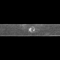 Шторная лента Bandex DIANA прозрачная с кольцами (без стяжки) 2 см/100 м
