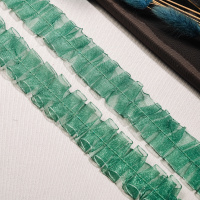 Тесьма-оборка 032-HT1093 светло-зеленый (25 ярд)