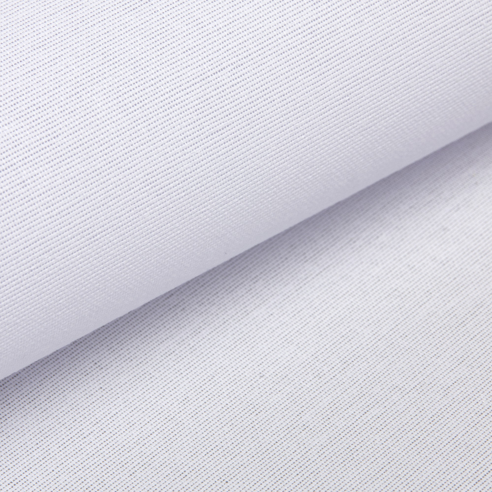 Дублерин жесткий из ткани DextraTex 1052 (238 г/кв.м, 100% п/э, клей EVA) белый, 112 см/91,44 м
