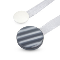 Магнит для штор на ленте А-095-207 темно-серый "Карамель" (d35мм) (уп. 2 шт)