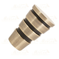 Наконечник MirTex 25 мм Пегас Антик/Чёрный (2 шт)