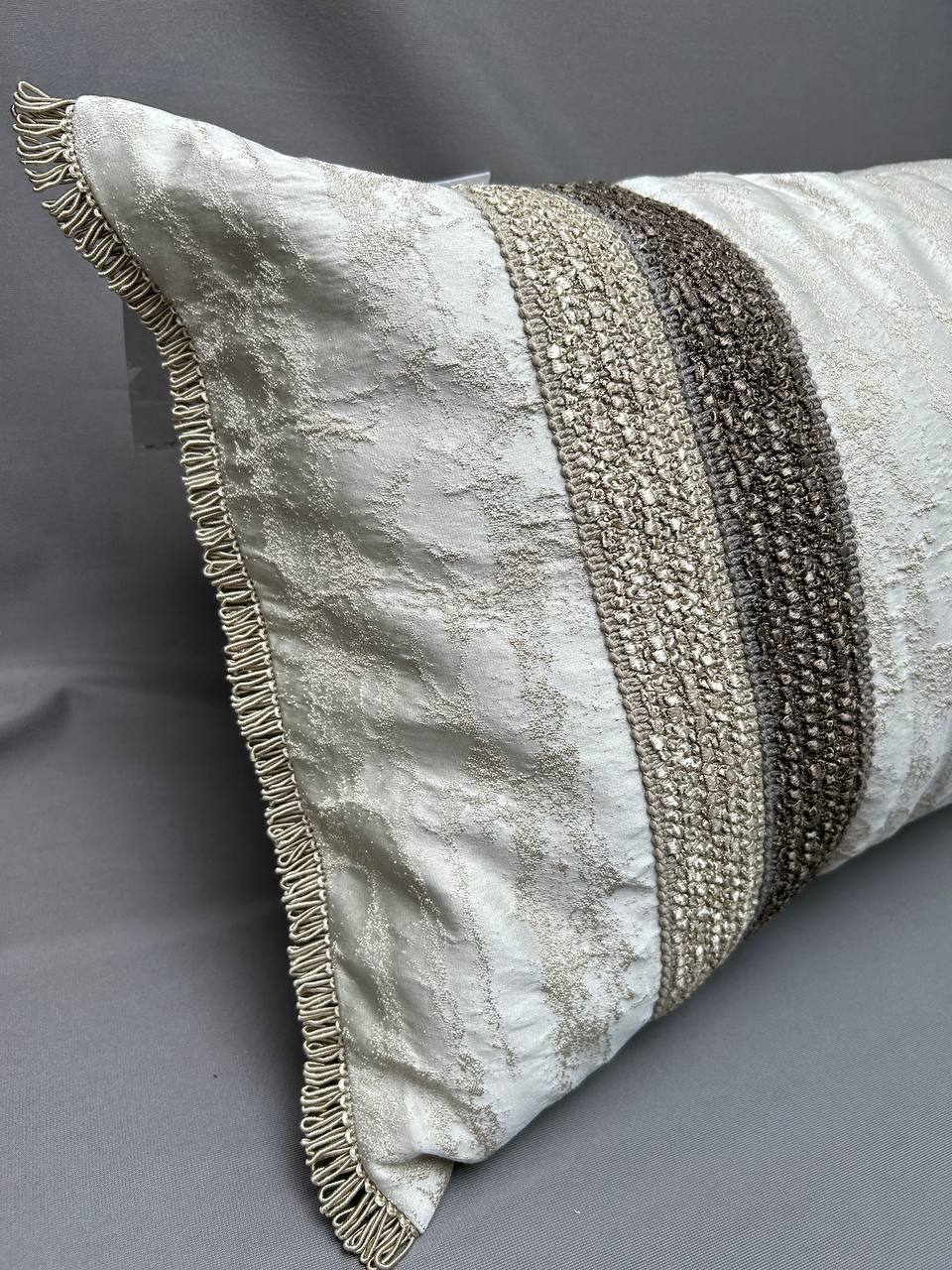 Кант с ресничками шторный "Букле" ER01-83-CREAM MirTex песочный (3 см/12,5 м)