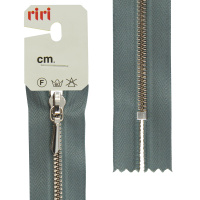 Молния металл Riri, ni, слайдер tropf, 3 мм, неразъёмная, 18 см, цвет 2119, серо-голубой светлый 830